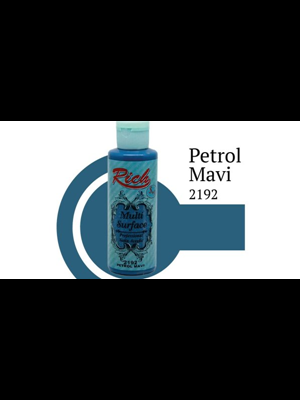 Rich 120 Cc Multı Surface Akrilik Boya 2192 Petrol Mavi