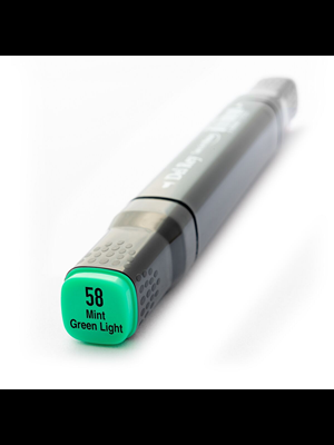 Del Rey Twin Çift Uçlu Marker Kalem G58 Mint Green Light