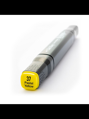 Del Rey Twin Çift Uçlu Marker Kalem Y37 Pastel Yellow