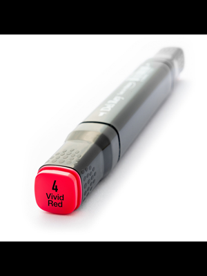 Del Rey Twin Çift Uçlu Marker Kalem R4 Vivid Red