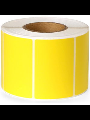 Ermet 40x60 Termal Etiket Rulosu Sarı Zemin 500 Lü