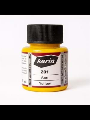 Karin 45 Ml Hat Mürekkebi Sarı 201 6210701045