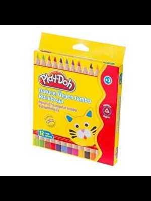 Play-doh Naturel Jumbo Kuruboya Kalemi 12 Renk Ku009