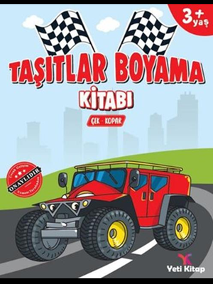 Taşıtlar Boyama Kitabı - Yeti Kitap