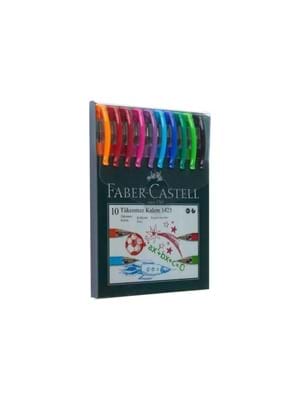 Faber Castell 1425 İğne Uçlu Tükenmez Kalem 10 Renk 52151425570
