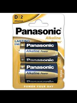 Panasonıc D 1.5v Alkalin Power Büyük Pil 2"li Lr20