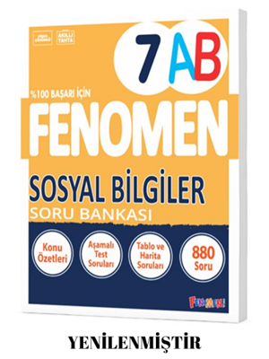 Fenomen Yay.-7.sınıf Sosyal Bilgiler A-b Soru Bankası 2425