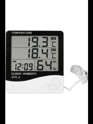 Clock Htc-2-1 Dijital Nem ve Sıcaklık Ölçer