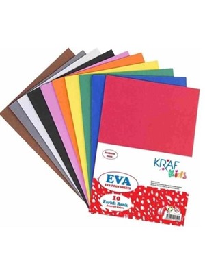 Kraf Kids A4 2 Mm Eva 10 Renk Kk05