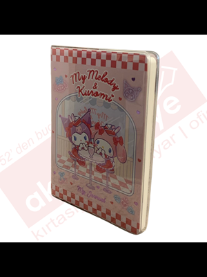 Victorias Journals A6 My Melody ve Kuromi Çizgili Günlük 128 Sayfa 525-2003