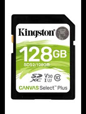 Kingston Sds2-128gb Sdxc Canvas Select Plus 100r C10 Sd Hafıza Kartı