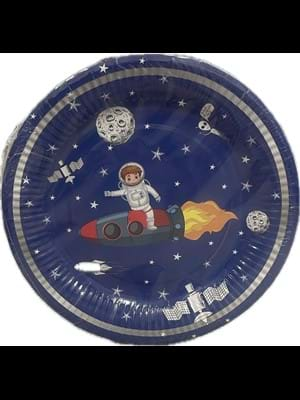 Nedi 22 Cm Karton Tabak 8 Li Uzay ve Astronot 52395