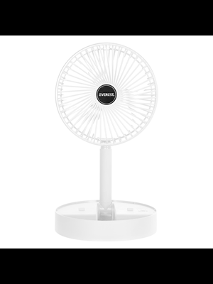 Everest Efn-605 Masaüstü Vantilatör Usb Şarj Edilebilir Beyaz Fan