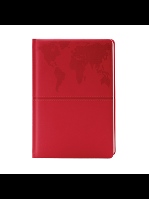 Promiks 17x24 Termo Deri Günlük Çizgili Ajanda Kırmızı Aj42270 (2026)