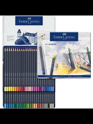 Faber Castell Goldfaber Boya Kalemi Metal Kutu 48 Li 114748