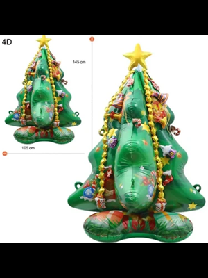 Nedi Yılbaşı 100x150 Cm Folyo Balon Çam Ağacı Ts2850