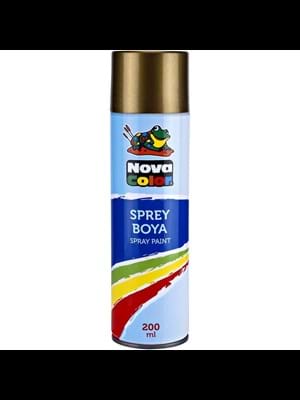 Nova Color 200 Ml Sprey Boya Altın Nc-811