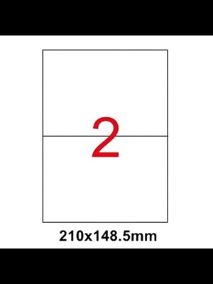 Tekno 210x148.5 Mm Laser Etiket 100 Lü Bk-2100