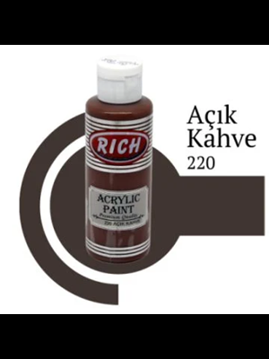 Rich 120 Cc Master Akrilik Boya Açık Kahve 120-220