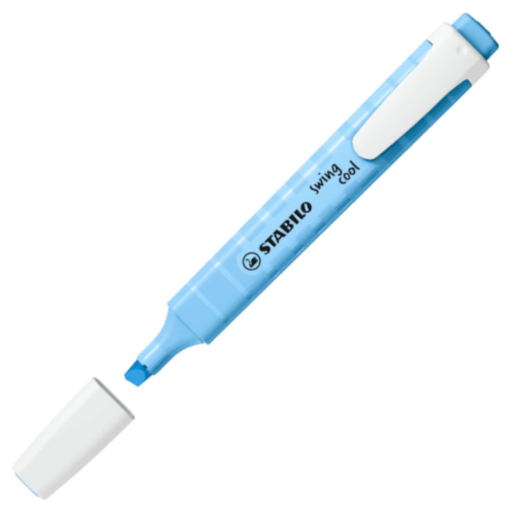 STABİLO SWİNG COOL PASTEL FOSFORLU KALEM ESİNTİLİ MAVİ 275\112-8
