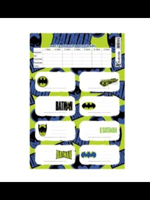 Keskin Color Batman Okul Etiketi Ders Programlı 3 Lü 220130-09