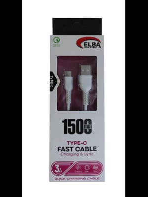 Elba Elb37 1.5 Metre Usb-a To Type-c Şarj Kablosu