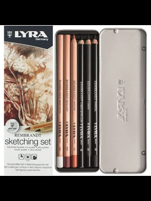 Lyra Rembrandt Sketching Set 6"lı Metal Kutu L2051060