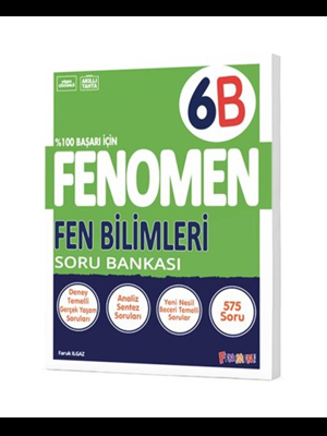 Fenomen Yay.-6.sınıf Fen Bilimleri B Soru Bankası 2425