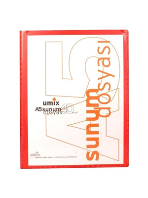 Umix A5 Sunum Dosyası 40"lı M.renkler U1194