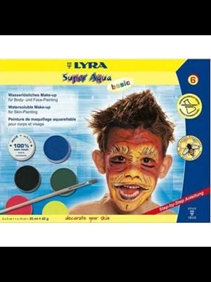 Lyra Super Aqua Yüz Boyası 6 Lı Basıc 0713061