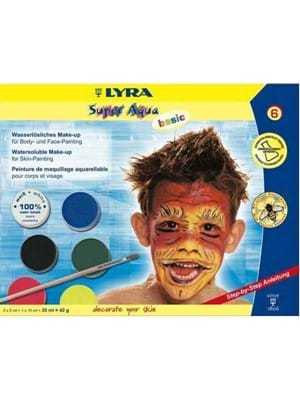 Lyra Super Aqua Yüz Boyası 6 Lı Basıc 0713061