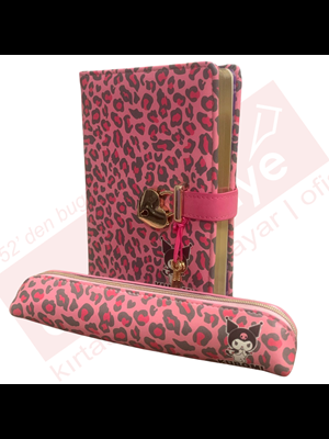 Victorias Journals 13x18 Kuromi Hush Hush Kilitli Çiz.defter 160yp+kalemlik 525-1973