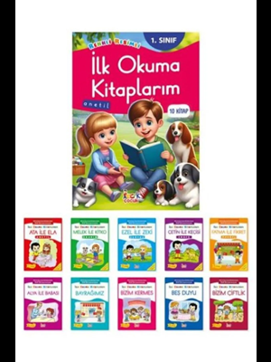 İlk Okuma Kitaplarım 10 Kitap (1. Sınıflar İçin) - Bıcırık Yayınları