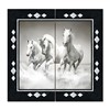 Star Beyaz Atlar Figürlü Tavla Takımı 1021262