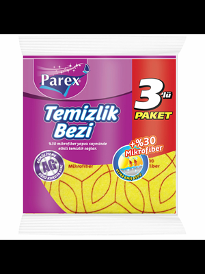 Parex Temizlik Bezi (+%30 Mikrofiber) 3"lü 2107993