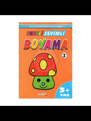 Renkli Sevimli Boyama 2 - Pinokyo Yayınları