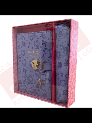 Victorias Journals 13x18 Hello Kitty Hush Hush Kilitli Çiz.defter 160yp+kalemlik 525-1972