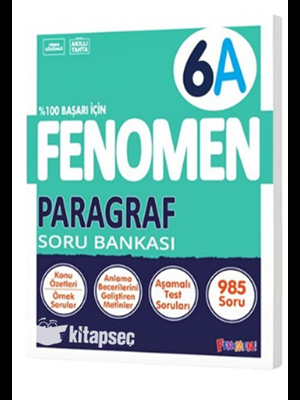 Fenomen Yay.-6.sınıf Paragraf Soru Bankası A 2425