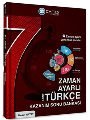 Çanta Yay.-7.sınıf Türkçe Zaman Ayarlı Kazanım Soru Bankası 2223