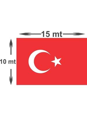 Kale 10x15mt Alpaka Türk Bayrağı