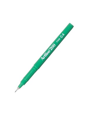 Artline 200n Fıne Keçe Uçlu Yazı Kalemi 0.4 Mm Green Lv-a-ek-200n