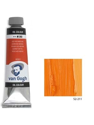 Talens Van Gogh 40 Ml Yağlı Boya Cadmium Orange 211