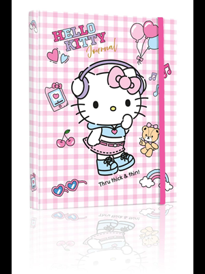 Victorias Journals Hello Kitty 16.5x23.5 Sert Kap. Spiralli Planlayıcı Günlük 524-1816