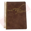 Victorias Journals A5 Vegan Deri Kap.spiralli Tarihsiz Planlayıcı 224 S. Kahve 125-2102