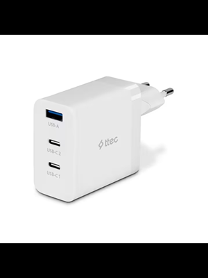 Ttec 2sc03b Smartcharger 65w Pd Usb-c To Usb-a Hızlı Şarj Aleti Beyaz