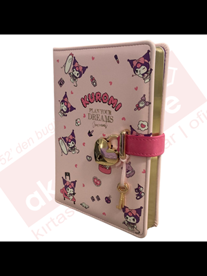 Victorias Journals 13x18 Kuromi Hush Hush Kilitli Çiz.defter Kutulu 160 Yp 525-1924