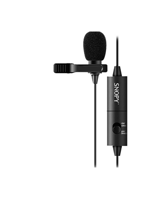 Snopy Sn-100m Siyah Akıllı Telefon ve Youtuber Yaka Mikrofonu