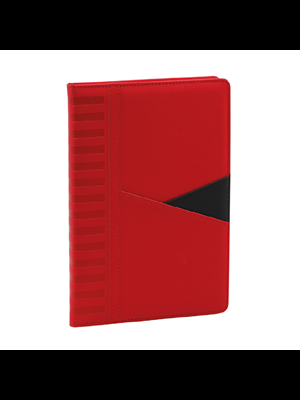 Promiks 17x24 Termo Deri Günlük Çizgili Ajanda Kırmızı Aj52270 (2026)