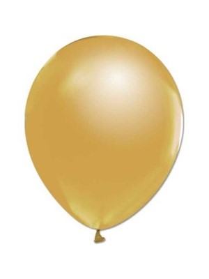 Balonevi 12" Metalik Balon 100"lü Gold