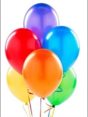 Nedi Düz Renk Balon Karışık 100"lü Pm-72011
